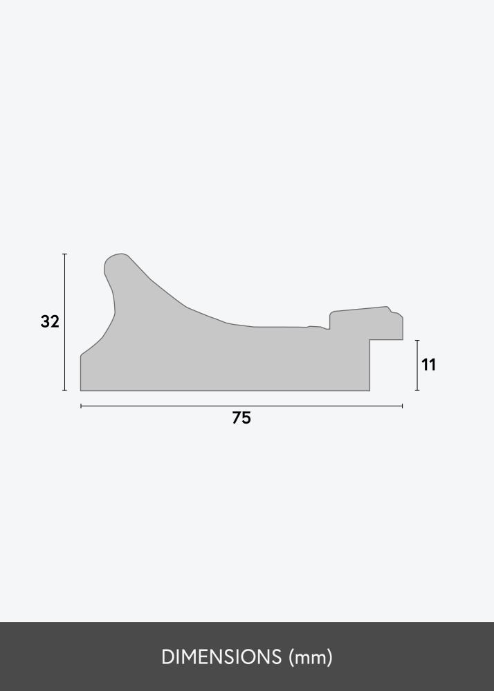 Καθρέφτης Camden Χρυσός - Δικές σας διαστάσεις