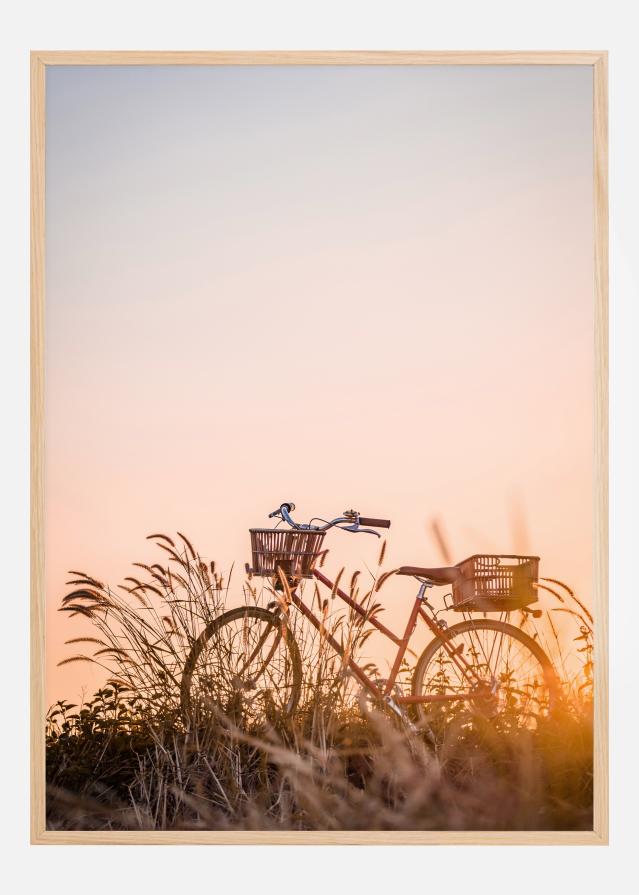 Bike Ride In The Sunset Αφίσα