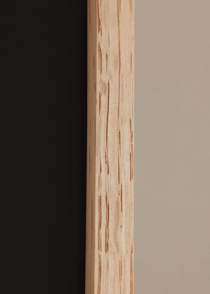Πλαίσιο Λεπτή δρυός 40x50 cm - Πασπαρτού Μαύρος 12x16 inches