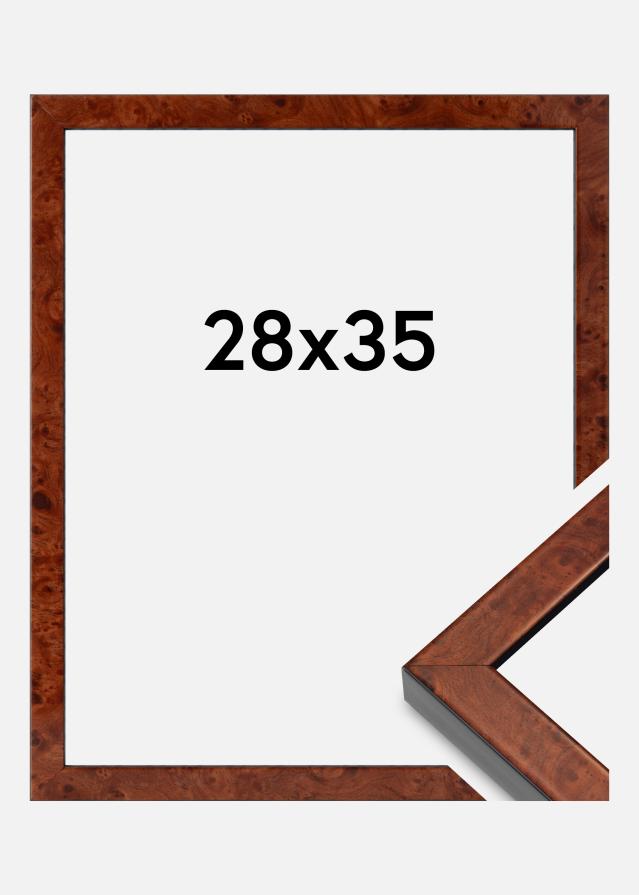 Πλαίσιο Hermes Ακρυλικό γυαλί Burr Walnut 28x35 cm