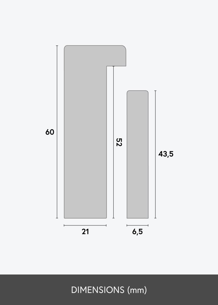 Πλαίσιο Sala Λευκό - Επιλογή μεγέθους