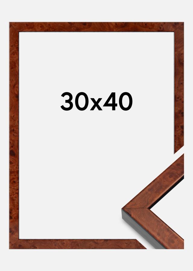 Πλαίσιο Hermes Ακρυλικό γυαλί Burr Walnut 30x40 cm