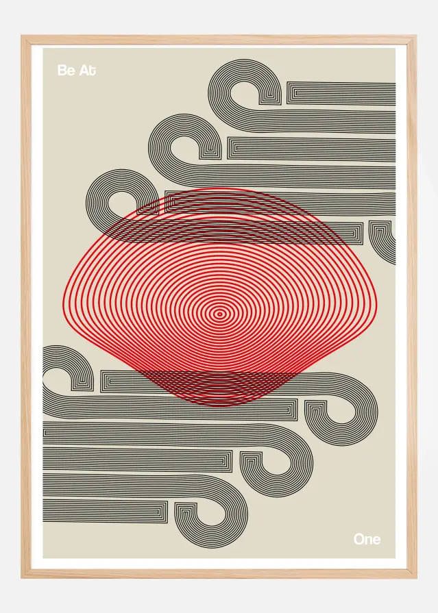 Be At One - Black Αφίσα