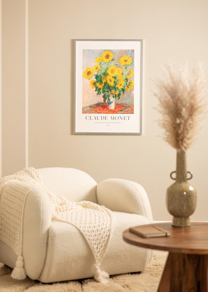 Πλαίσιο Minerva Ακρυλικό γυαλί Ασημί 50x60 cm