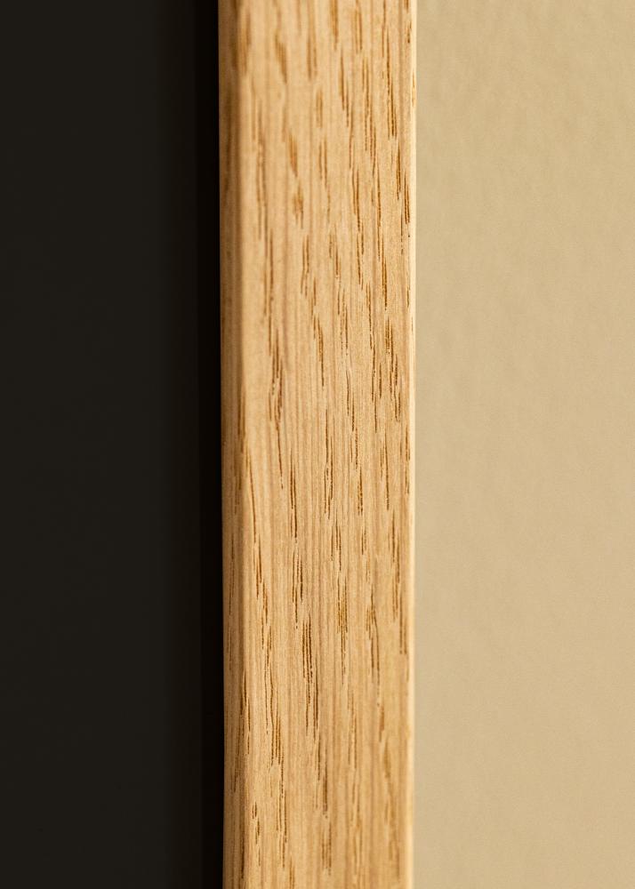 Πλαίσιο Trendline Δρυς 30x40 cm - Πασπαρτού Μαύρος 20x28 cm