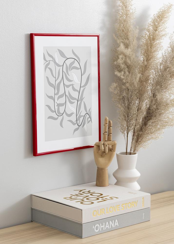 Πλαίσιο New Lifestyle Medium Red 50x70 cm - Πασπαρτού Μαύρος 16x24 inches