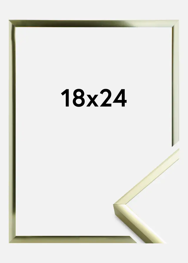 Πλαίσιο Αφίσα Frame Aluminum Gold 18x24 cm
