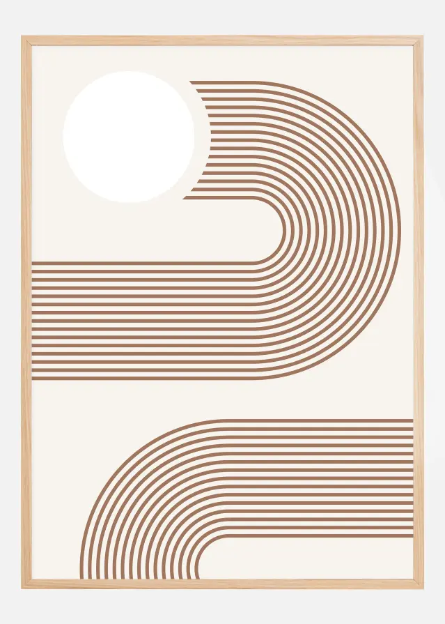 Beige Arc Poster No.2 Αφίσα