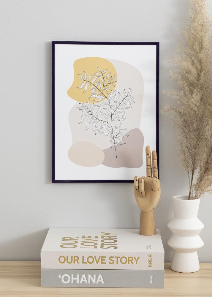 Πλαίσιο New Lifestyle Ακρυλικό γυαλί Σκούρο μωβ 50x70 cm