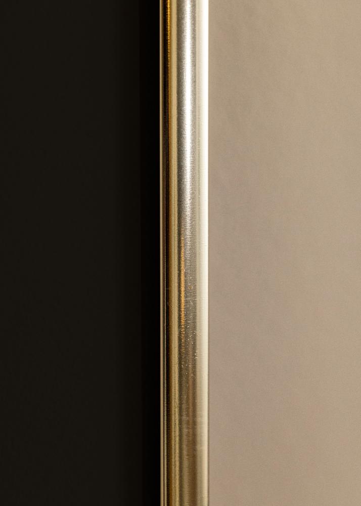 Πλαίσιο Αλουμίνιο Λαμπερός Χρυσός 70x100 cm - Πασπαρτού Μαύρος 59,4x84 cm (A1)