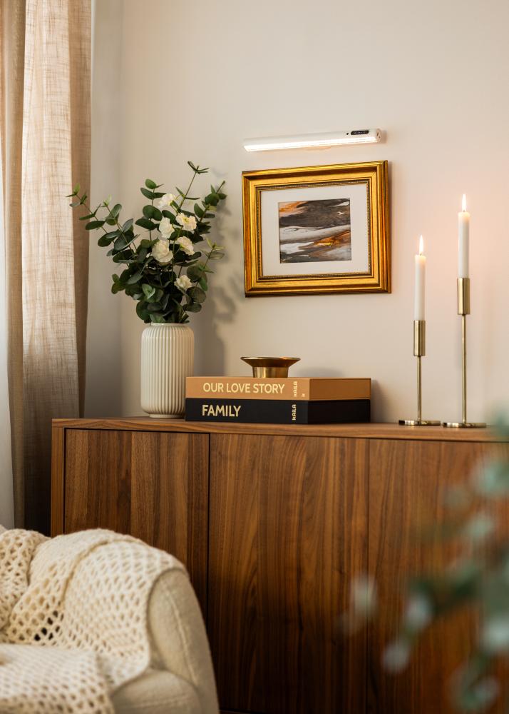 KAILA Φωτισμός Πίνακα με Μπαταρία 35 cm - Λευκό