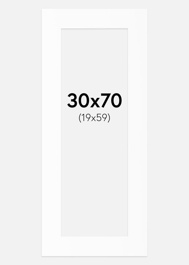 Πασπαρτού Canson Λευκό Λευκό πυρήνας 30x70 cm (19x59)