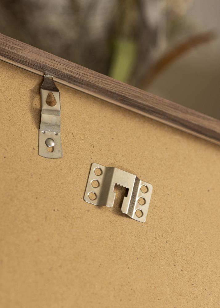 Πλαίσιο Soul Walnut Veneer 70x70 cm - Πασπαρτού Λευκό 60x60 cm