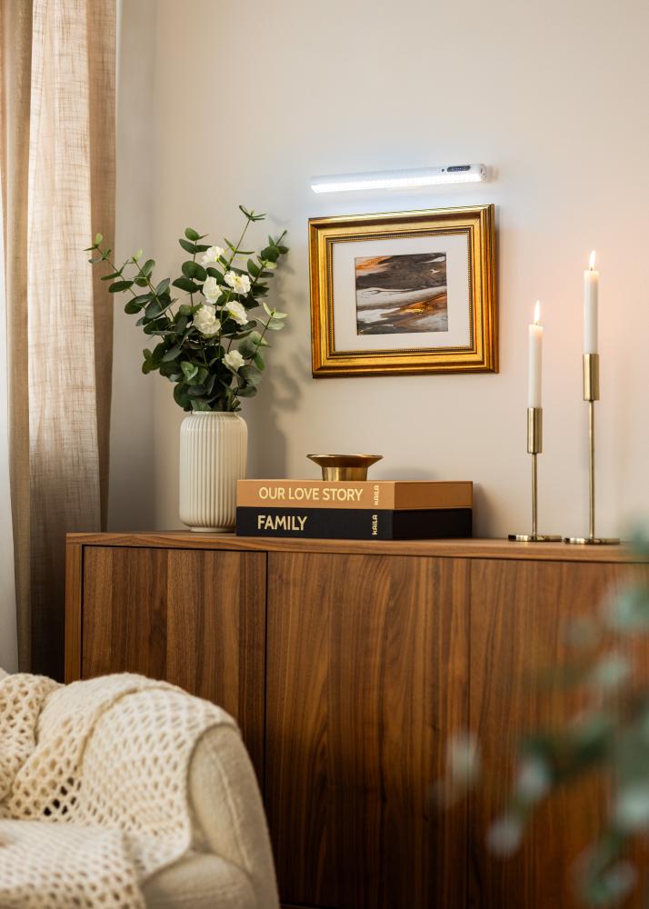 KAILA Φωτισμός Πίνακα με Μπαταρία 35 cm - Λευκό