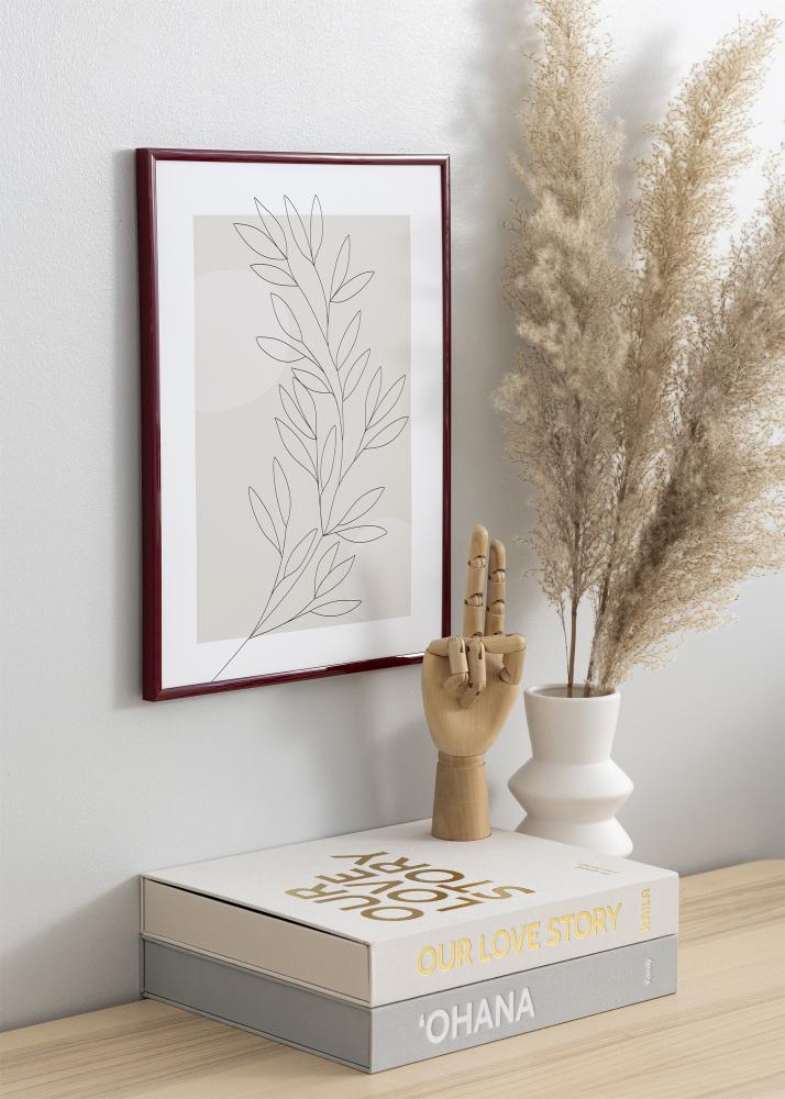 Πλαίσιο New Lifestyle Σκούρο κόκκινο 70x100 cm - Πασπαρτού Μαύρος 61x91,5 cm