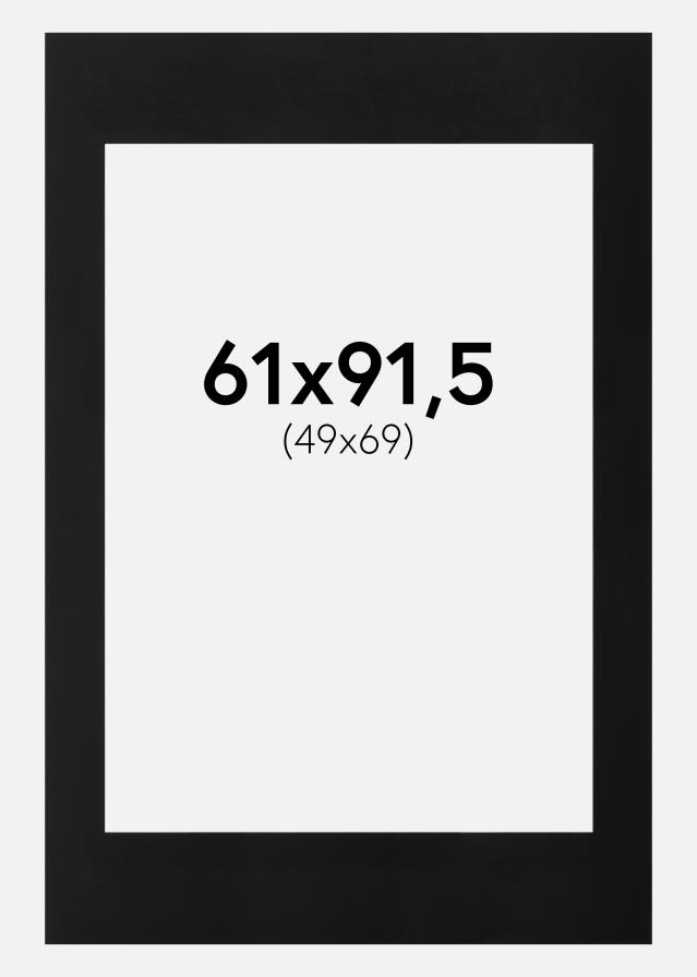 Πασπαρτού Μαύρος Μαύρος πυρήνας 61x91,5 cm (49x69)