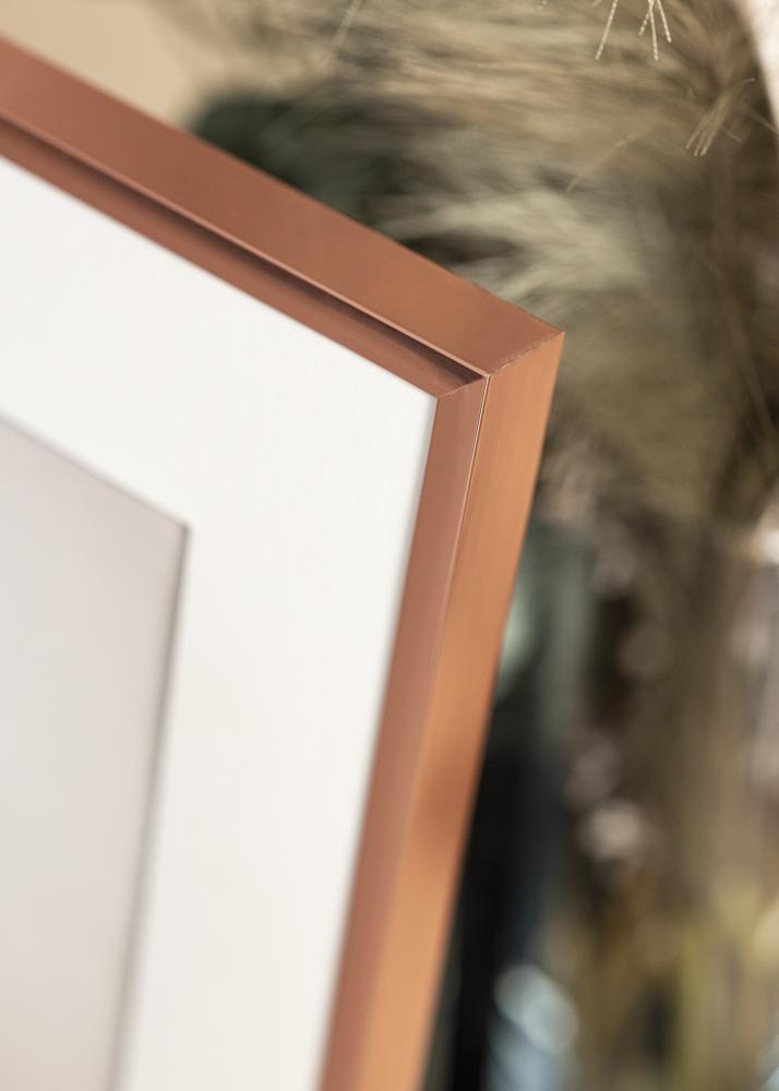 Πλαίσιο Αφίσα Frame Aluminum Ακρυλικό γυαλί Χρυσό ροζ 70x100 cm