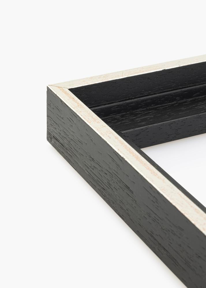 Πλαίσιο καμβά Lexington Μαύρος / Ασημί 56x71 cm