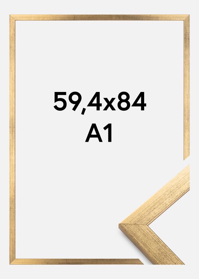 Πλαίσιο Κομψός Ακρυλικό γυαλί Χρυσός 59,4x84 cm (A1)