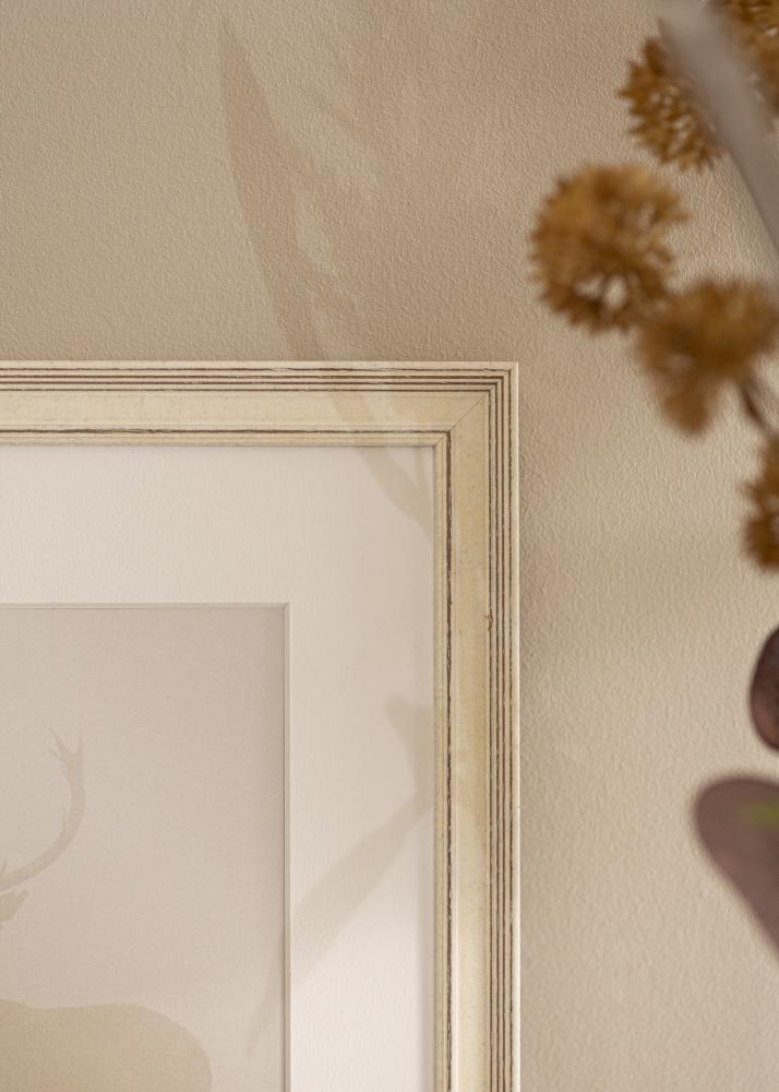 Πλαίσιο Shabby Chic Ακρυλικό γυαλί Λευκό 50x50 cm