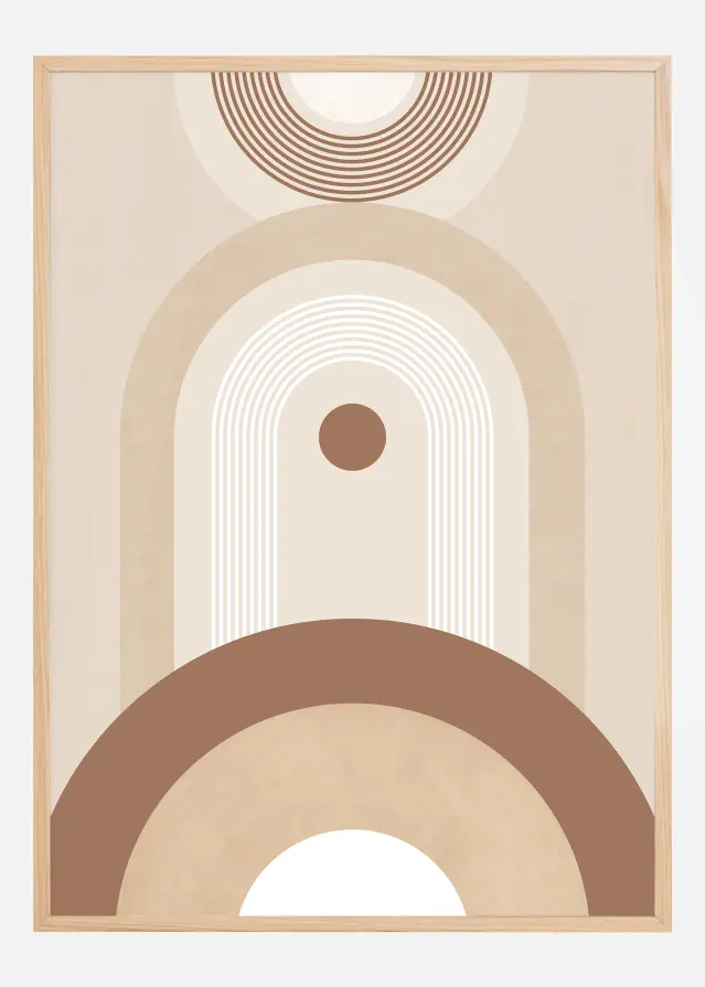 Beige Mid Century Poster No.2 Αφίσα