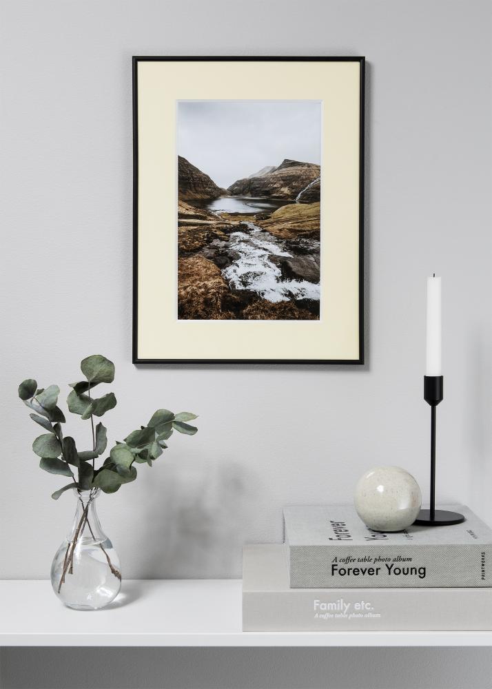 Πασπαρτού Creme 3 mm Λευκό πυρήνας 11x15 cm (6x8)