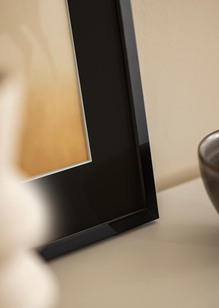 Πλαίσιο E-Line Μαύρος 30x40 cm - Πασπαρτού Μαύρος 21x29,7 cm (A4)