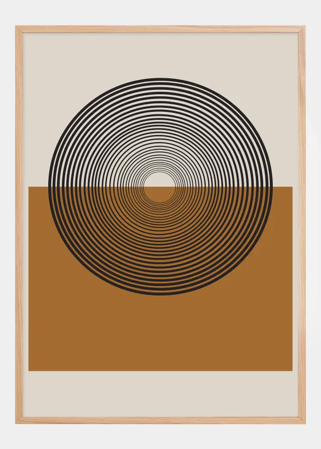 Retro Landscape Αφίσα