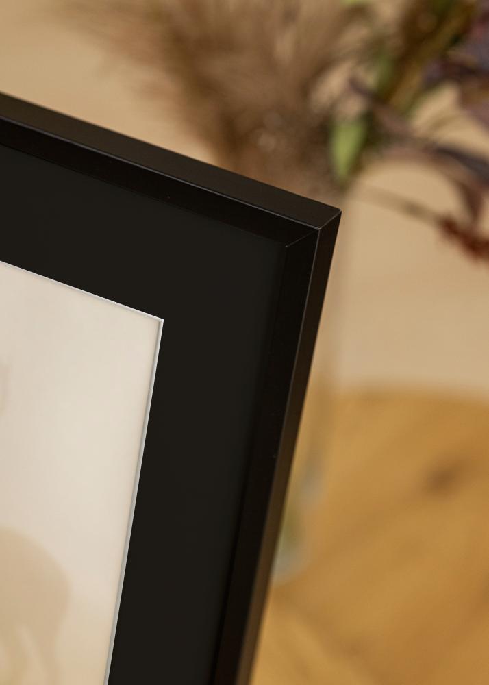 Πλαίσιο E-Line Μαύρος 30x40 cm - Πασπαρτού Μαύρος 21x29,7 cm (A4)