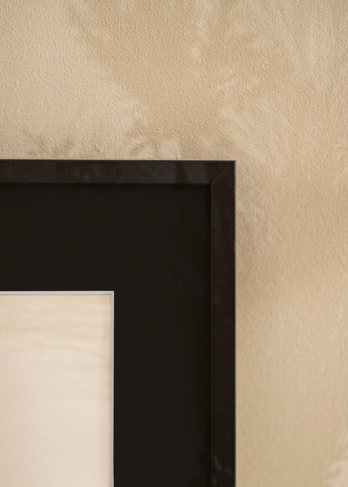 Πλαίσιο E-Line Μαύρος 30x40 cm - Πασπαρτού Μαύρος 21x29,7 cm (A4)