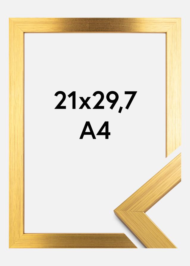 Πλαίσιο Gold Wood Ακρυλικό γυαλί 21x29,7 cm (A4)