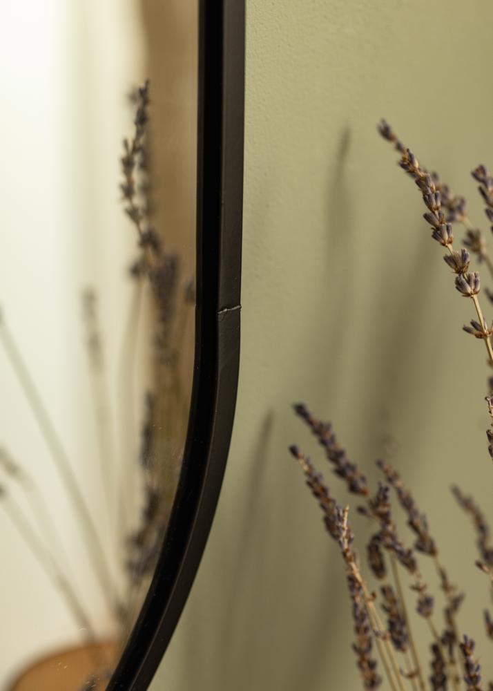 Καθρέφτης Trapani Μαύρος 35x60 cm