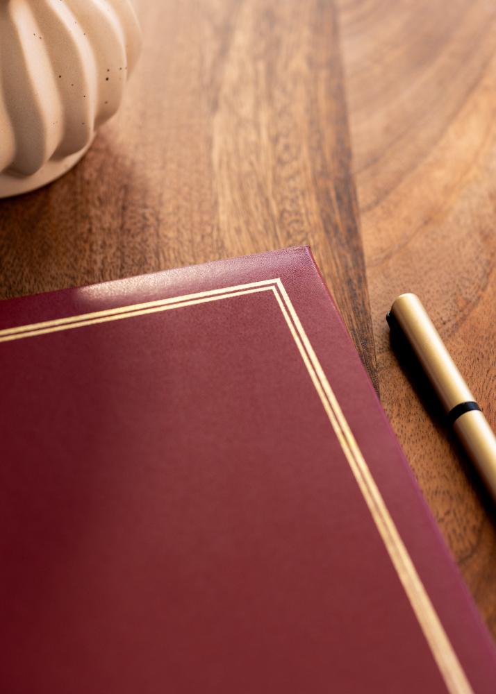 Classico Άλμπουμ Κόκκινος - 30x33 cm (100 Λευκά Σελίδες / 50 φύλλα)