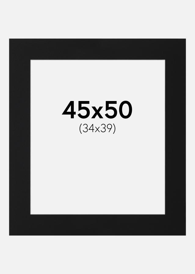 Πασπαρτού Μαύρο Πρότυπο (Λευκός Πυρήνας) 45x50 cm (34x39)