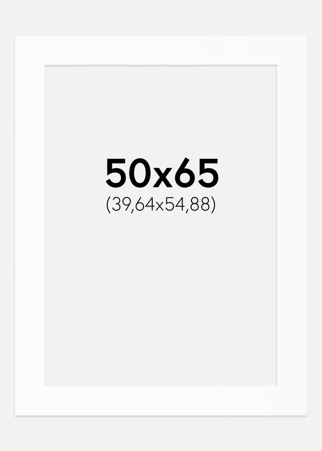 Πασπαρτού Λευκό Πρότυπο (Λευκός Πυρήνας) 50x65 cm (39,64x54,88)