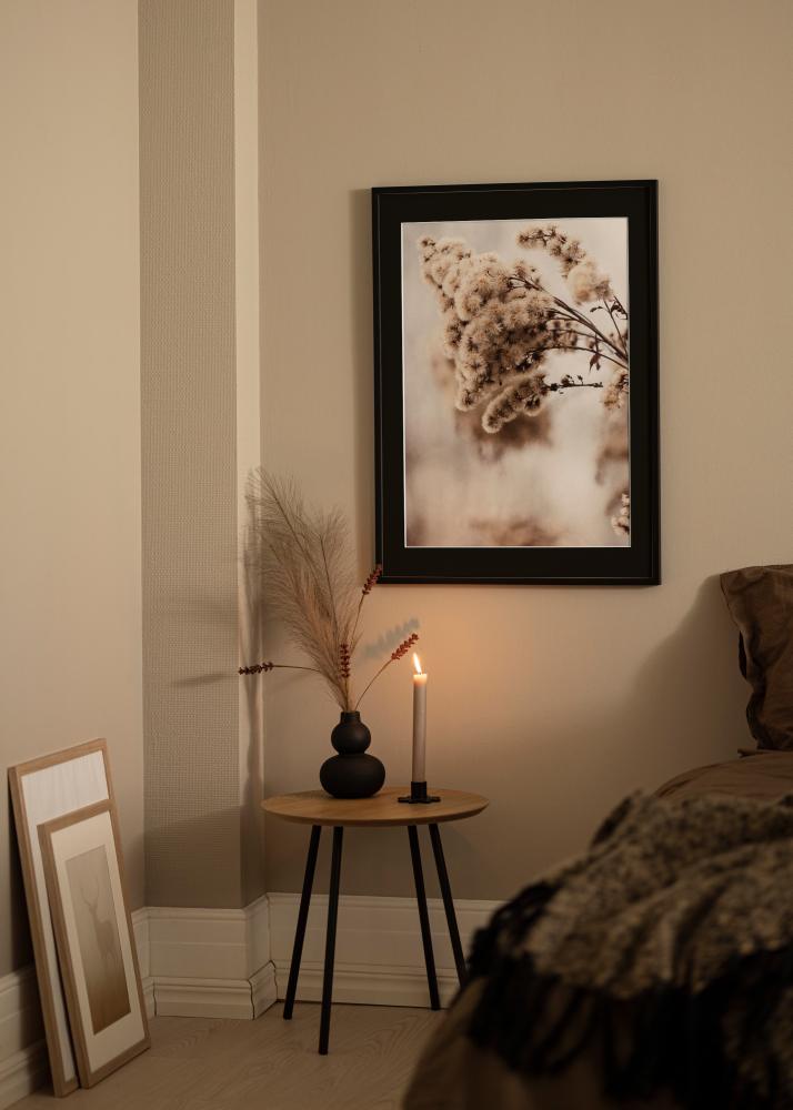 Πλαίσιο E-Line Μαύρος 30x40 cm - Πασπαρτού Μαύρος 21x29,7 cm (A4)