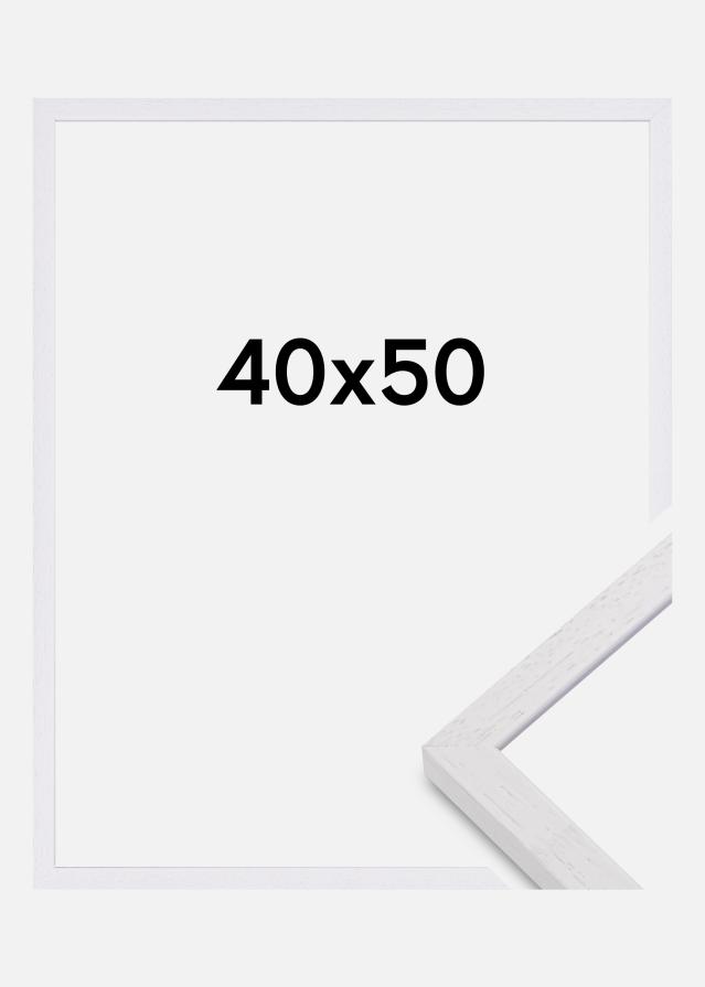 Πλαίσιο Glendale Στρωμένος Αντιανακλαστικό γυαλί Λευκό 40x50 cm