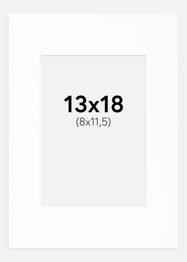 Πασπαρτού Canson Λευκό Λευκό πυρήνας 13x18 cm (8x11,5)