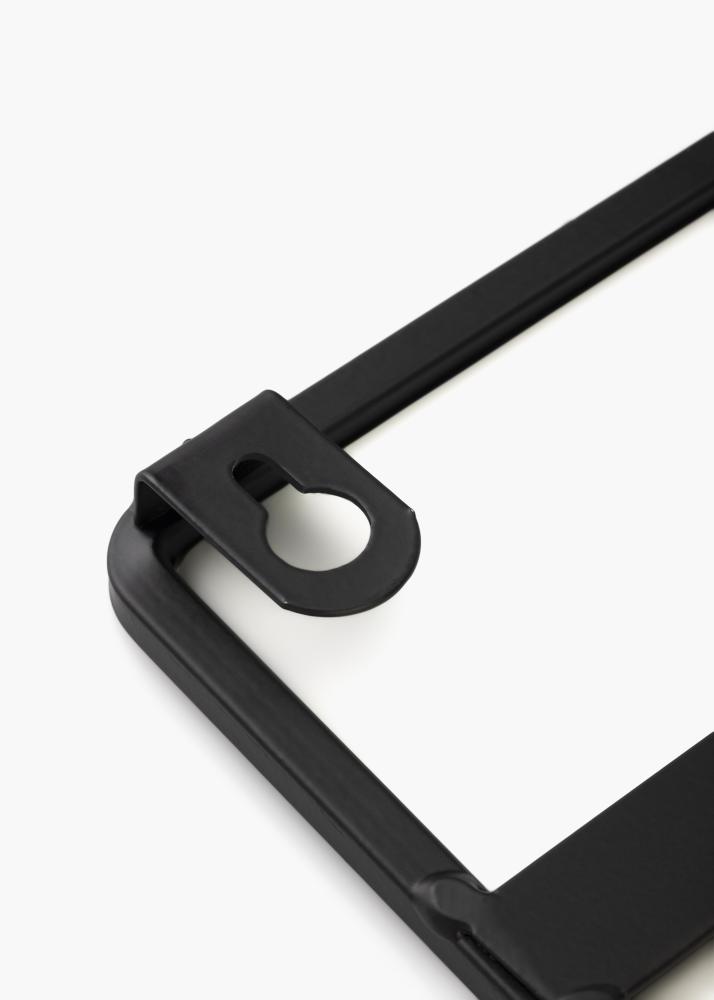 KAILA Καθρέφτης με ράφι - Μαύρος 31x60 cm