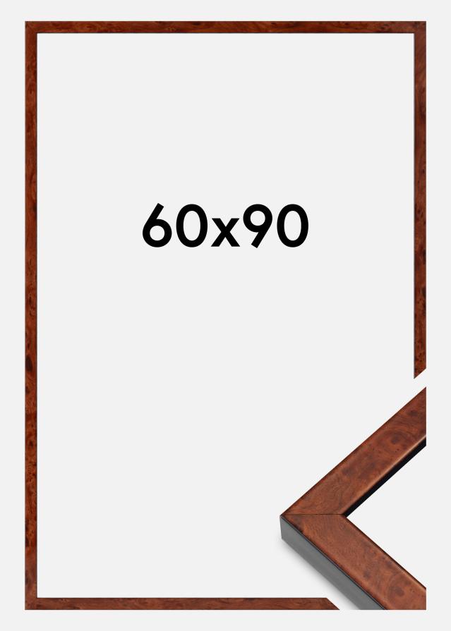 Πλαίσιο Hermes Ακρυλικό γυαλί Burr Walnut 60x90 cm