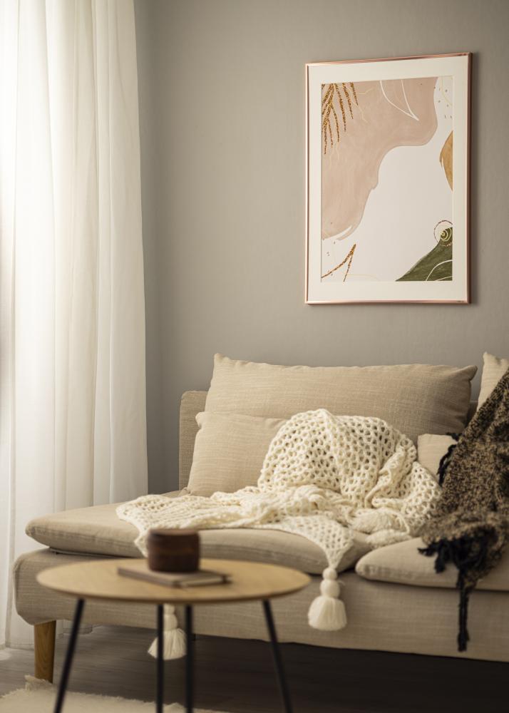 Πλαίσιο Αφίσα Frame Aluminum Ακρυλικό γυαλί Χρυσό ροζ 70x100 cm