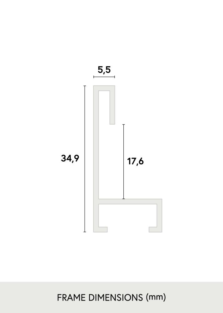 Καθρέφτης Nielsen Premium Zenit Ασβεστοποιημένος Λευκός - Δικές σας διαστάσεις