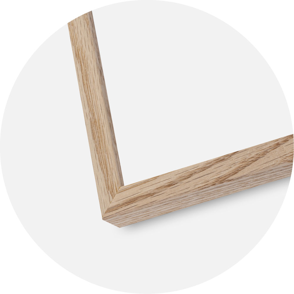 Πλαίσιο E-Line Wide Δρυς 70x100 cm - Πασπαρτού Μαύρος 59,4x84 cm (A1)