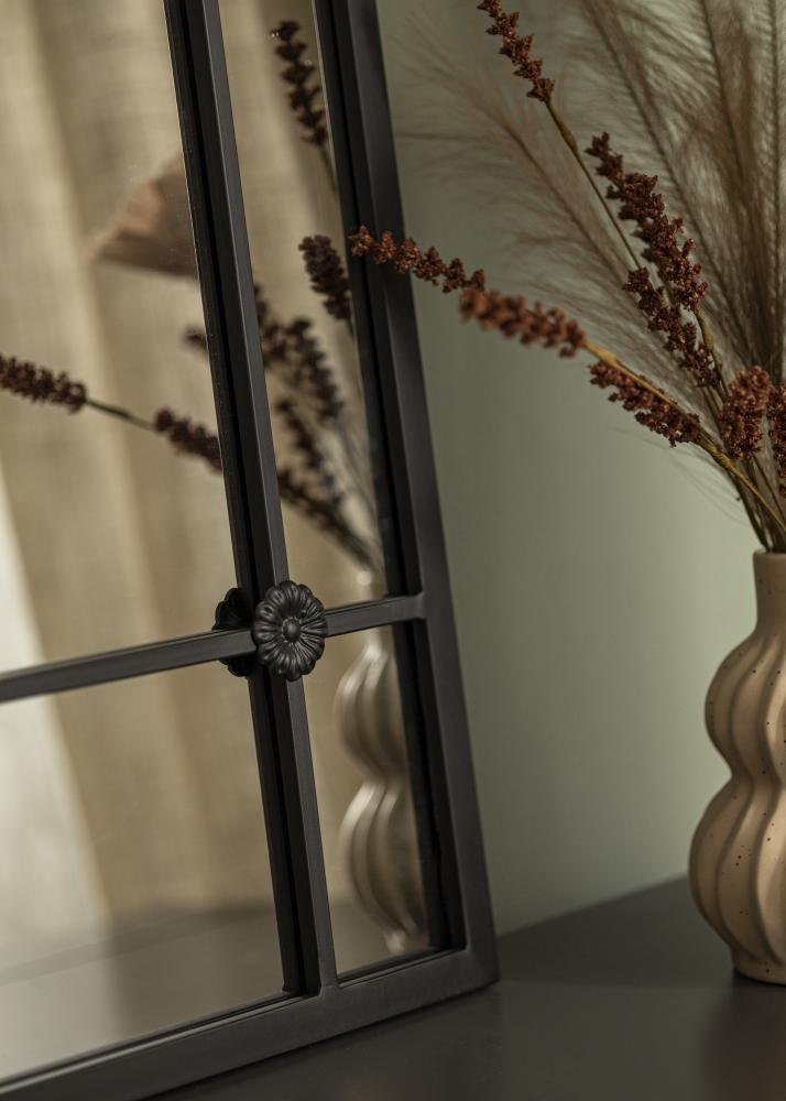 Καθρέφτης Fairytale Window Μαύρος 60x100 cm