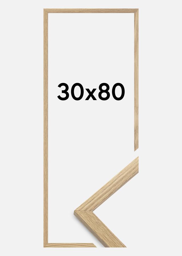 Πλαίσιο Trendy Ακρυλικό Γυαλί Μασίφ Δρυς 30x80 cm