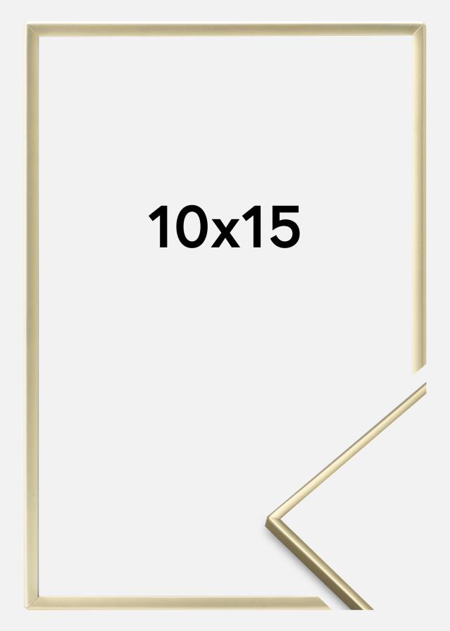 Πλαίσιο Λείος Μέταλλο Χρυσός 10x15 cm