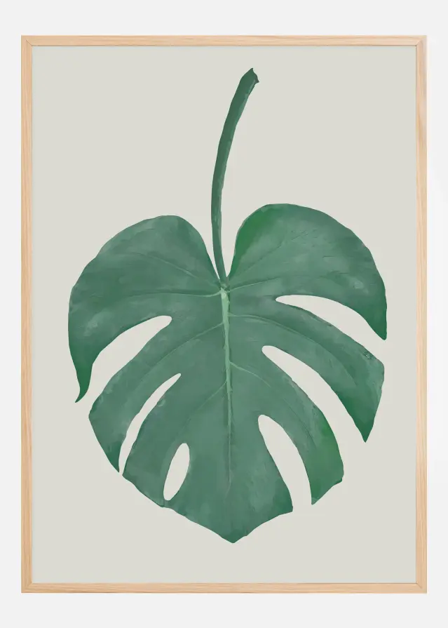 Monstera Aqua Αφίσα