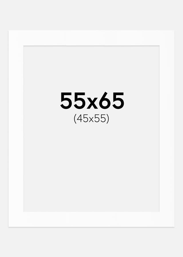 Πασπαρτού Λευκό Πρότυπο (Λευκός Πυρήνας) 55x65 cm (45x55)