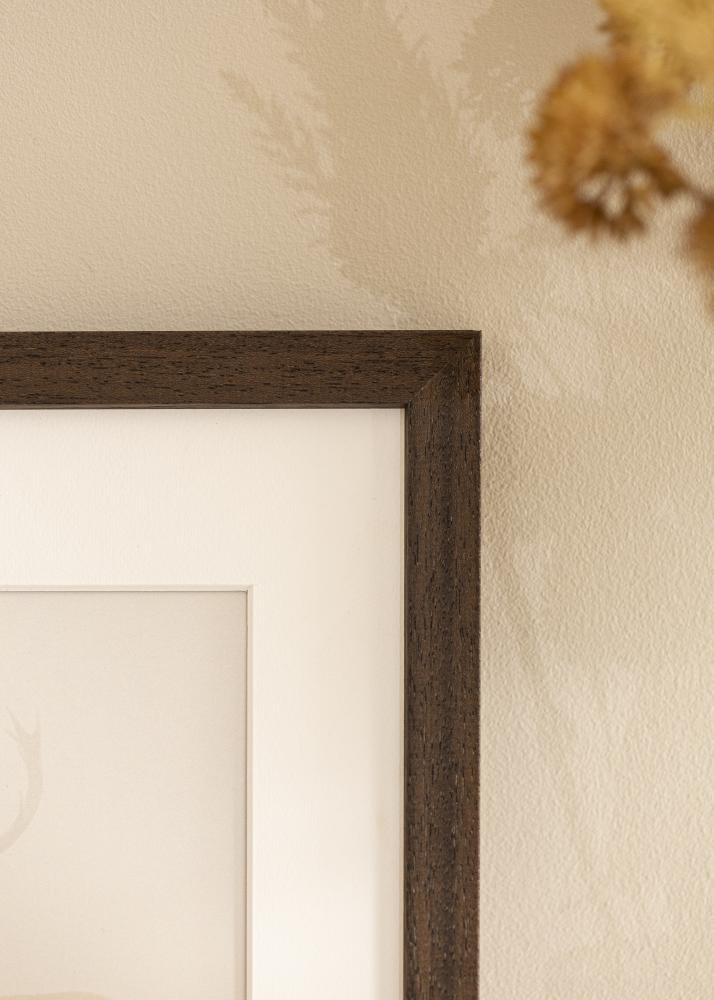 Πλαίσιο Brown Wood Ακρυλικό γυαλί 65x95 cm