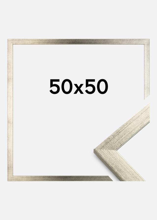 Πλαίσιο Κομψός Ακρυλικό γυαλί Ασημί 50x50 cm